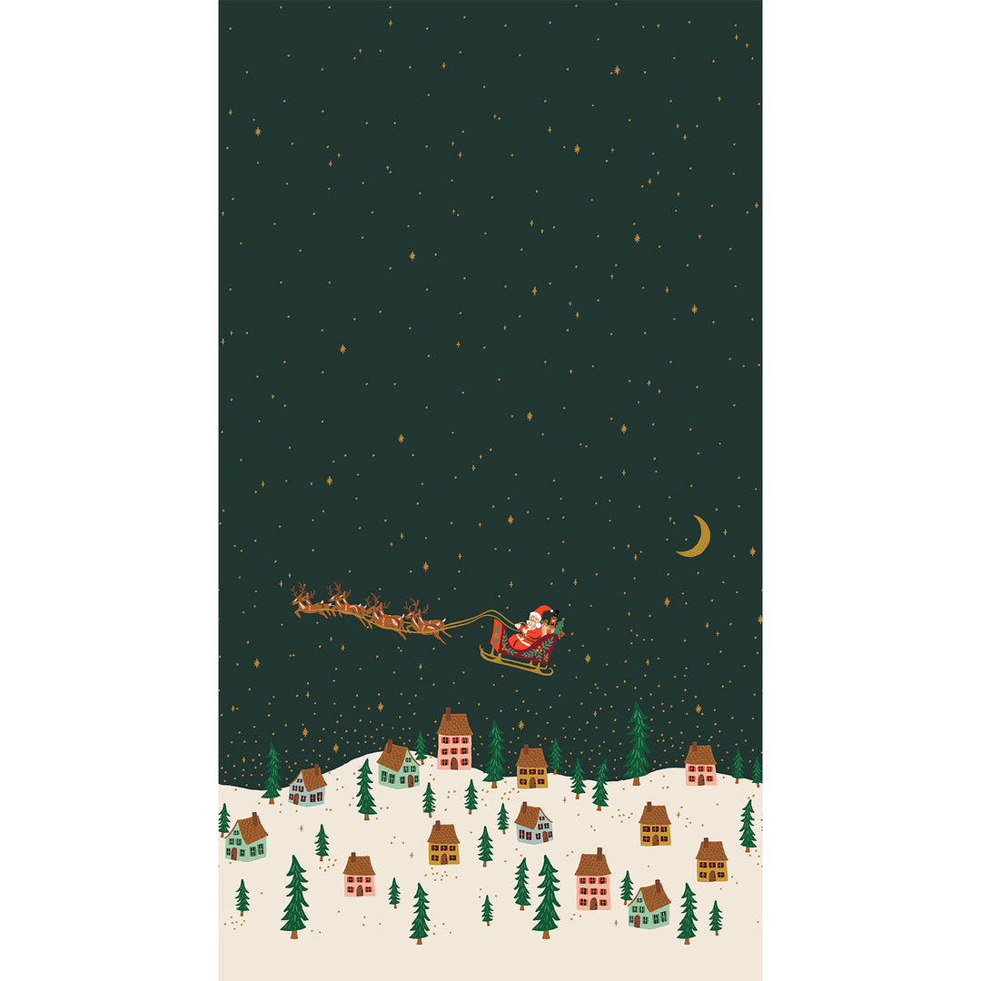 Holiday Classics - Santa's Sleigh - Evergreen Metallic - RP625-EV2M