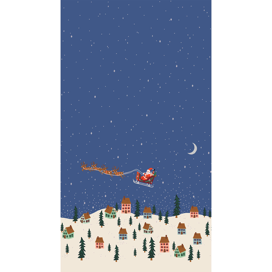 Holiday Classics - Santa's Sleigh - Navy Metallic - RP625-NA1M