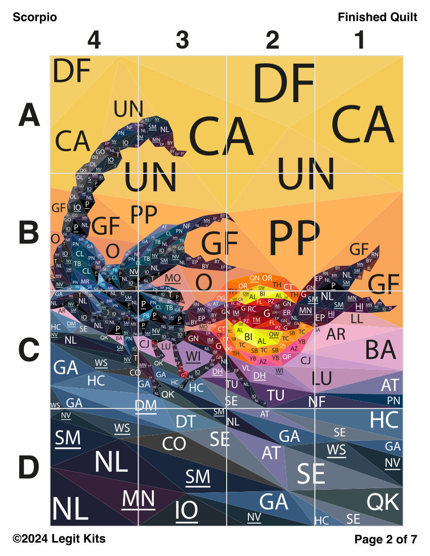 Scorpio Quilt Kit