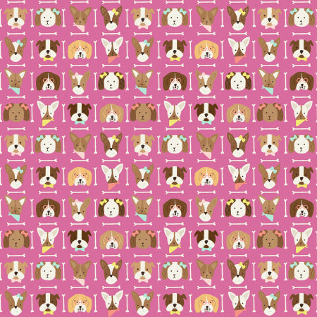 Woof You - Puppy Portraits - Pretty in Pink - SD201-PP3