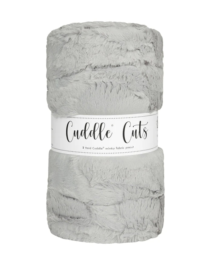 Cuddle Cut Hide Silver 2yd