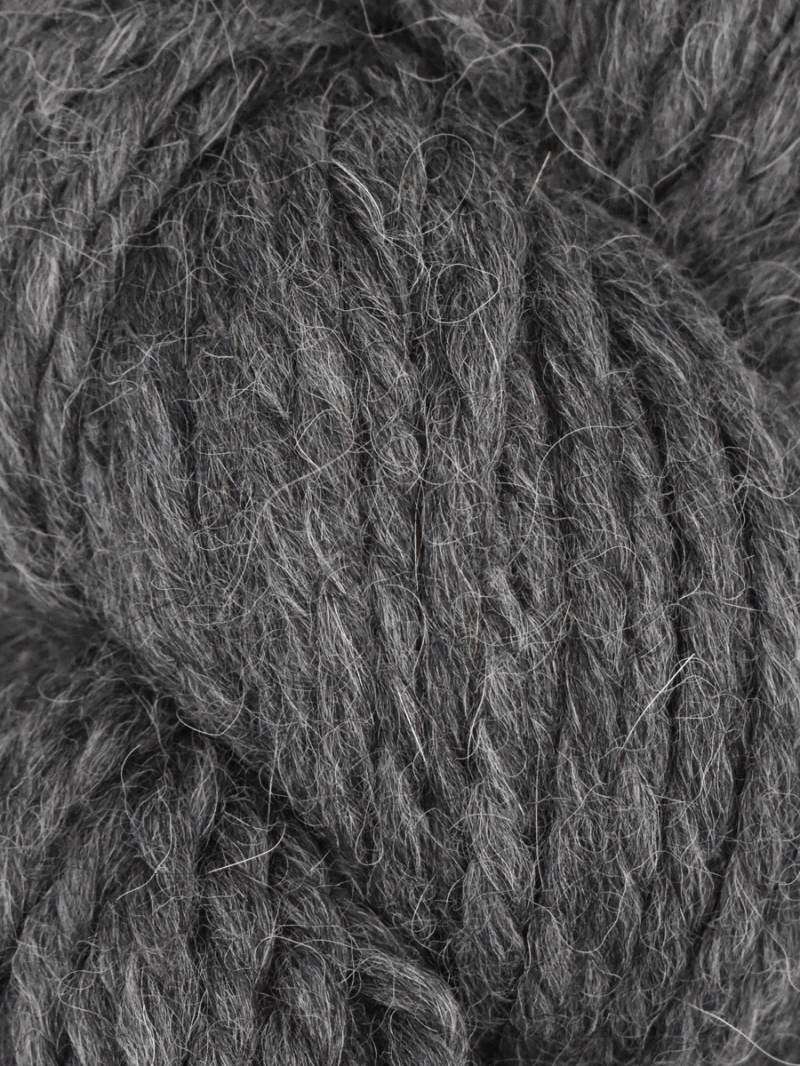 Close-up of gray yarn ball