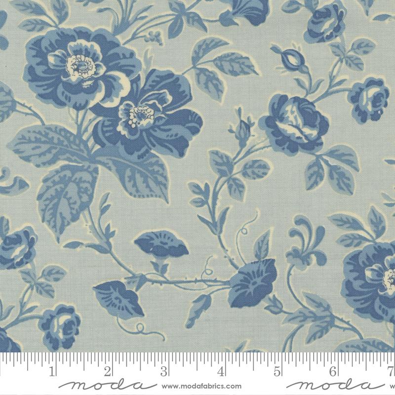 Bleu De France-  Light Blue Mancini Florals- 13931 14