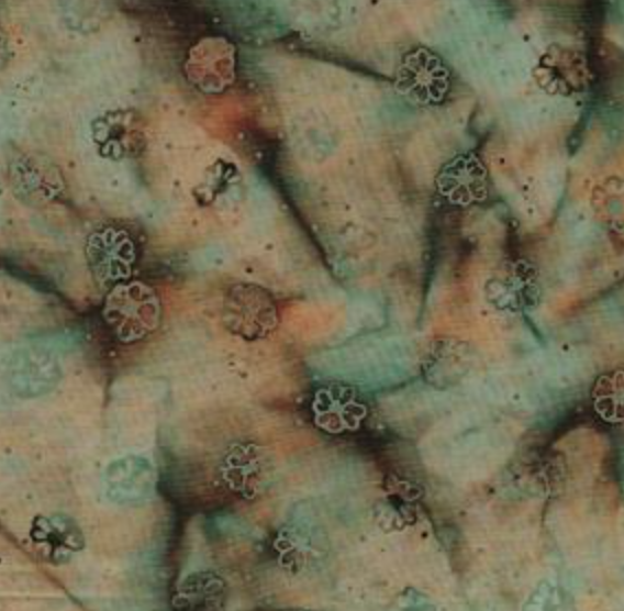Brown Blue Blender- 5433- Batik Textiles