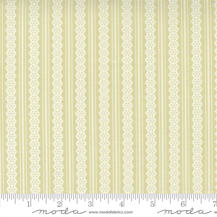 Buttercup Slate Sprig Stripe- 29157 15- Corey Yoder