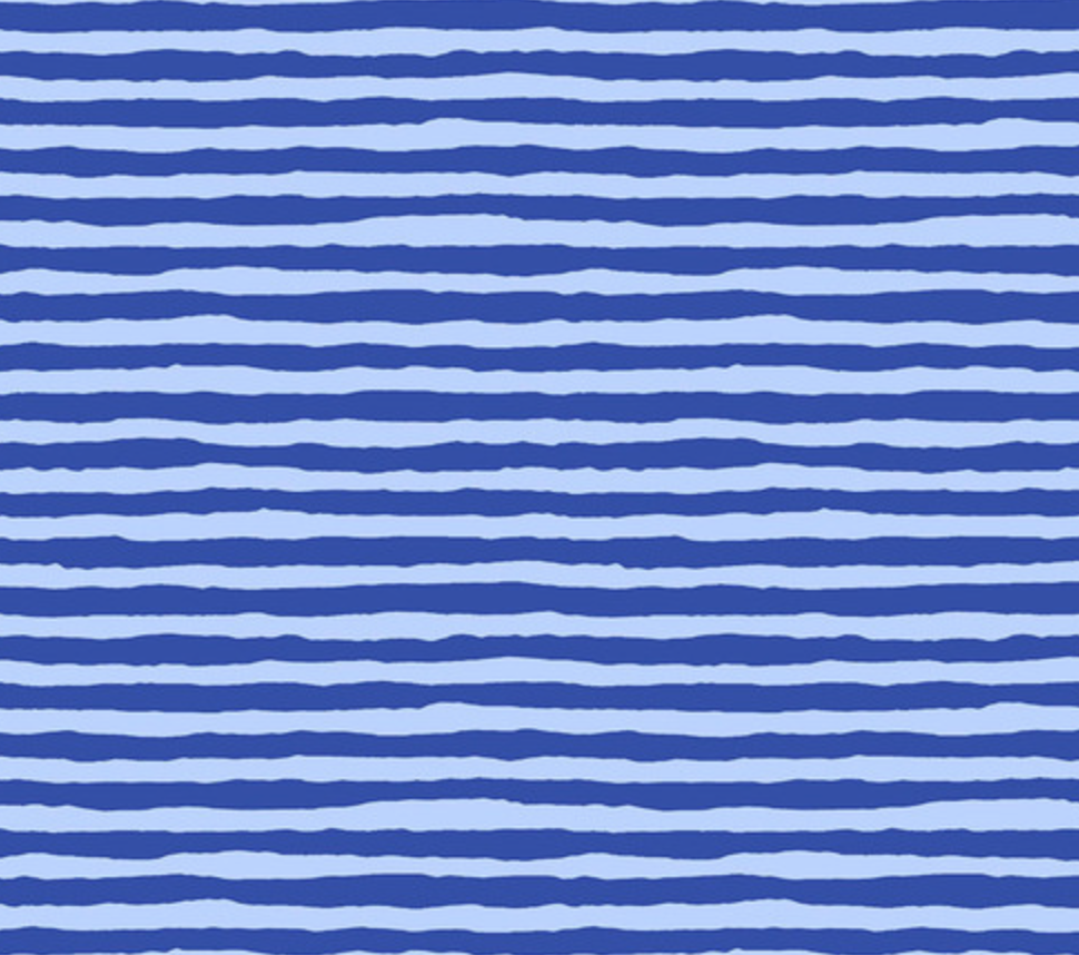 Comb Stripe Blue- PWBMO84.BLUE- Kaffe Fassett