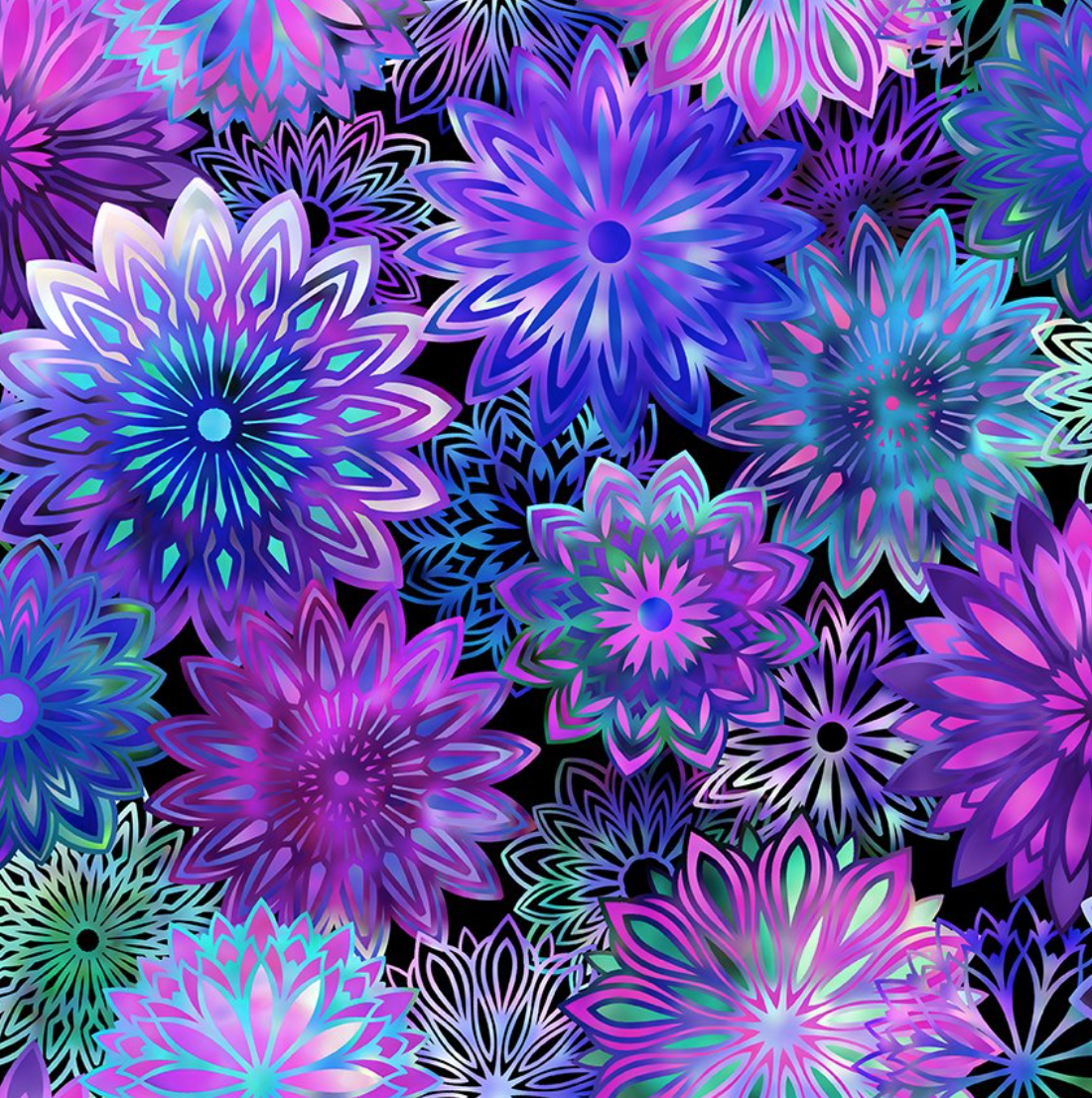 Dazzle- Allover Purple- 1JYP-3- In The Beginning