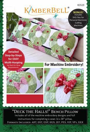 Deck the Halls Bench Pillow Em - KD529 -