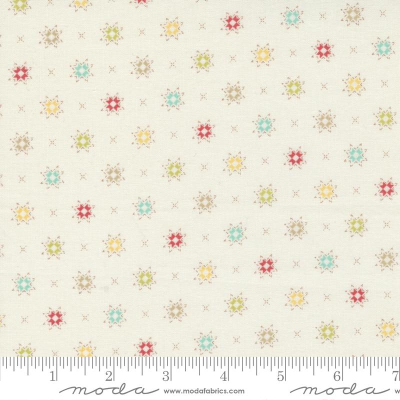 Stitched Ohio Star Vanilla - 20435 11 - Moda