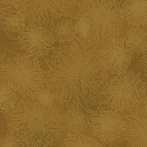 Floral Elements - Honey Mustard  - FE-513 - Art Gallery