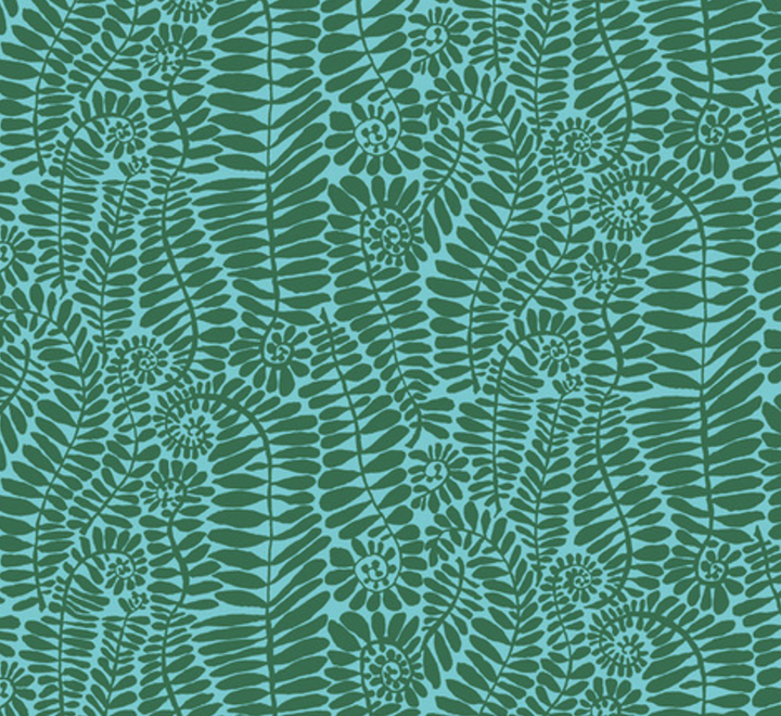 Fronds Green- PWBM085.GREEN