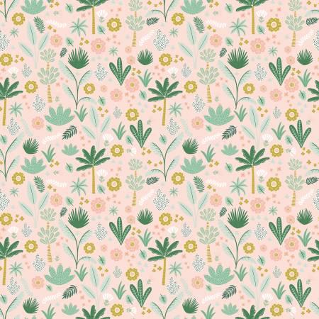 Hibiscus Foliage Blush - C11542R-BLUSH