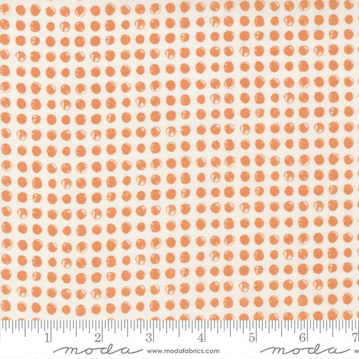 Late October Vanilla Orange Dots- 55594 22- Sweetwater