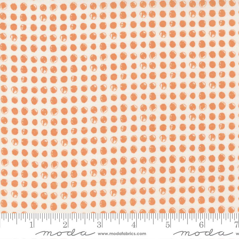 Late October Vanilla Orange Dots- 55594 22- Sweetwater