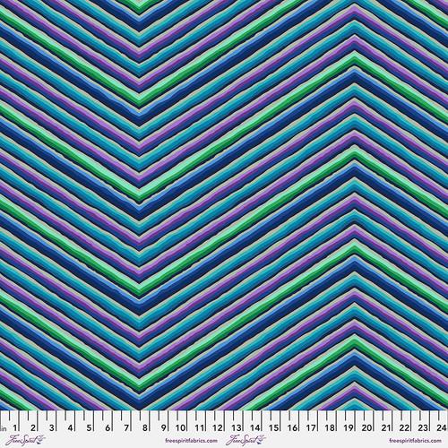 85 & Fabulous - Chevron Stripe - Blue - PWGP090.BLUE