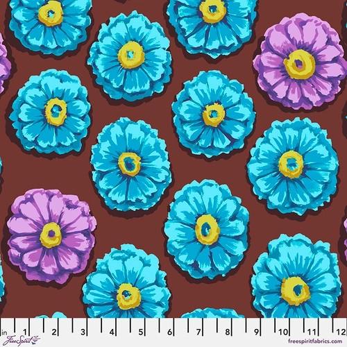 85 & Fabulous - Zinnia - Aqua - PWGP031.AQUA
