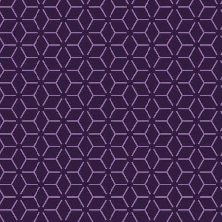 Purple Connected Stars- 8254M-V