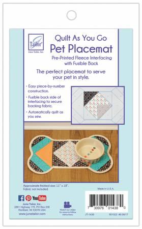 Quilt As You Go Pet Placemat Dogs - JT-1438 - June Taylor