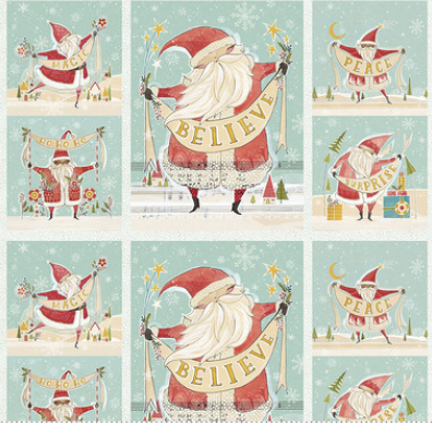 Love Santa - Santa Wishes Panel - PWCD027.XPANEL