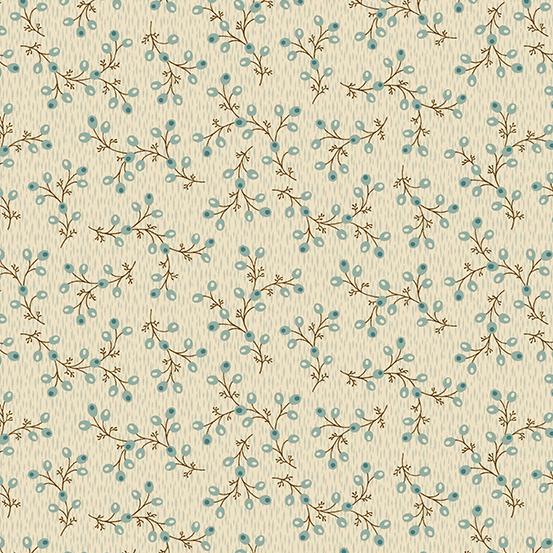 Laundry Basket Quilts - Seabreeze - Lace Blueberry Bush - A-525-LB