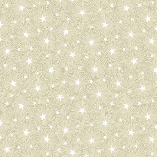 Stars and Stripes- Cream Starburst- A-569-L