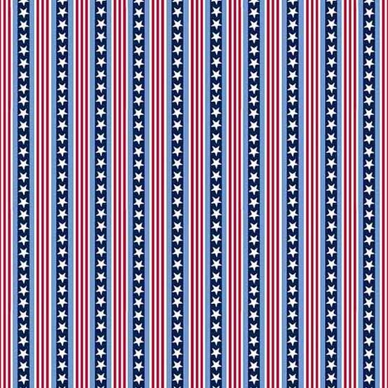 Stars and Stripes- Navy Stars and Stripes- A-566-B
