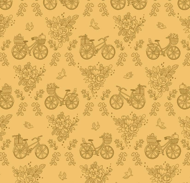 Sweet Picnic Bicycle Daffodil- C12092-DAFFODIL