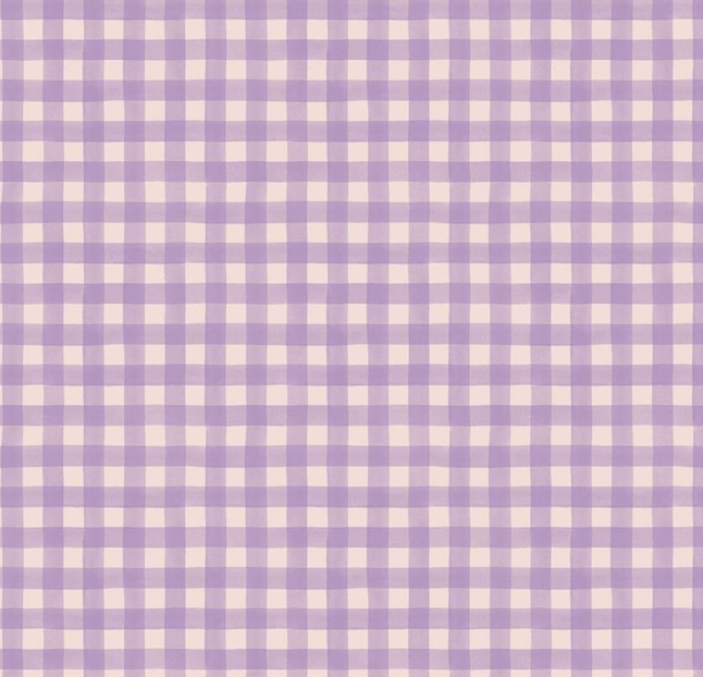 Sweet Picnic Gingham Lilac- C12093-LILAC