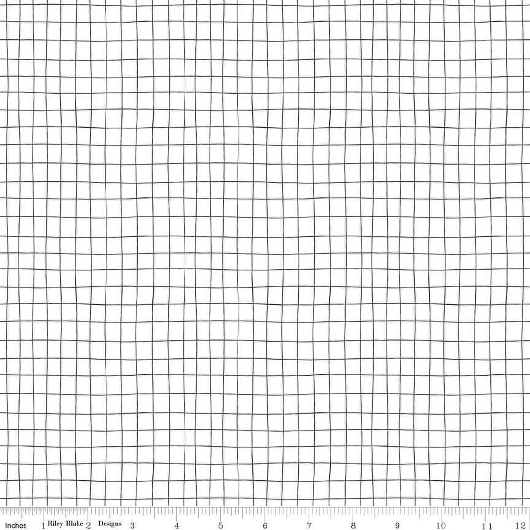 Wild and Free Grid White- C12936-WHITE