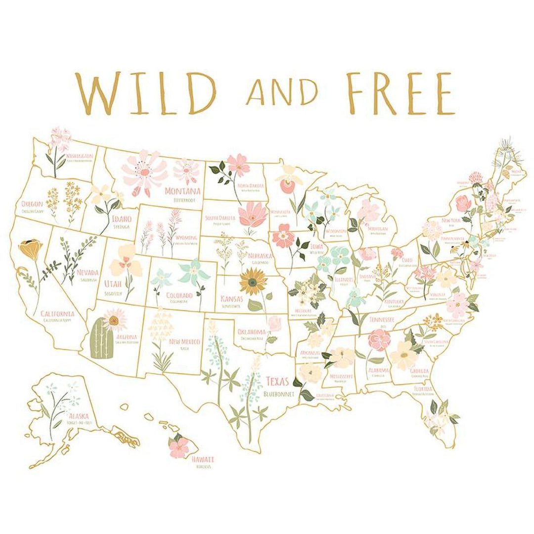 Wild and Free Panel- P12938-PANEL